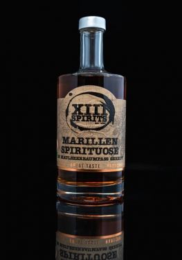 Marillen Spirituose Bernstein Edition Im Maulbeerbaumfass gereift Alk. 38% Vol