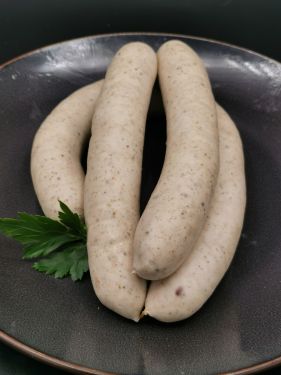 Grillwürstchen aus eigener Herstellung (4 Stück vakuumiert)